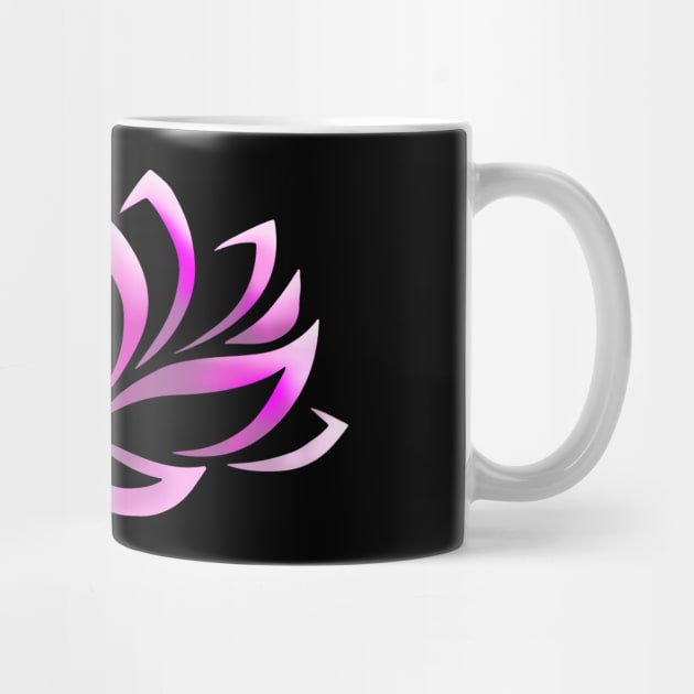 Lotus Flower in Pink by MettaArtUK